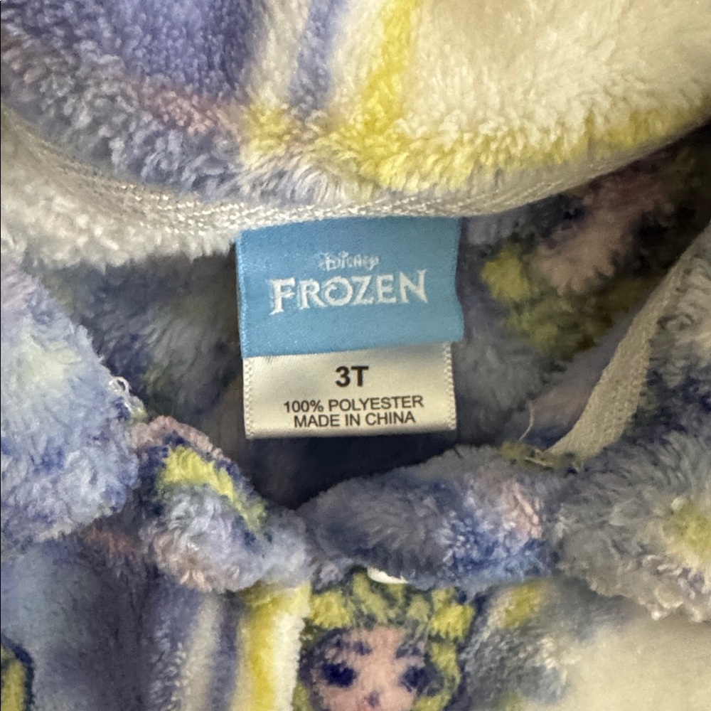 Disney Frozen Fleece with Blue and Yellow Accents - Picture 2 of 3